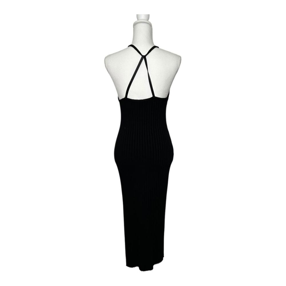The Range Framed Rib Tank Dress Black Small - Picture 3 of 15